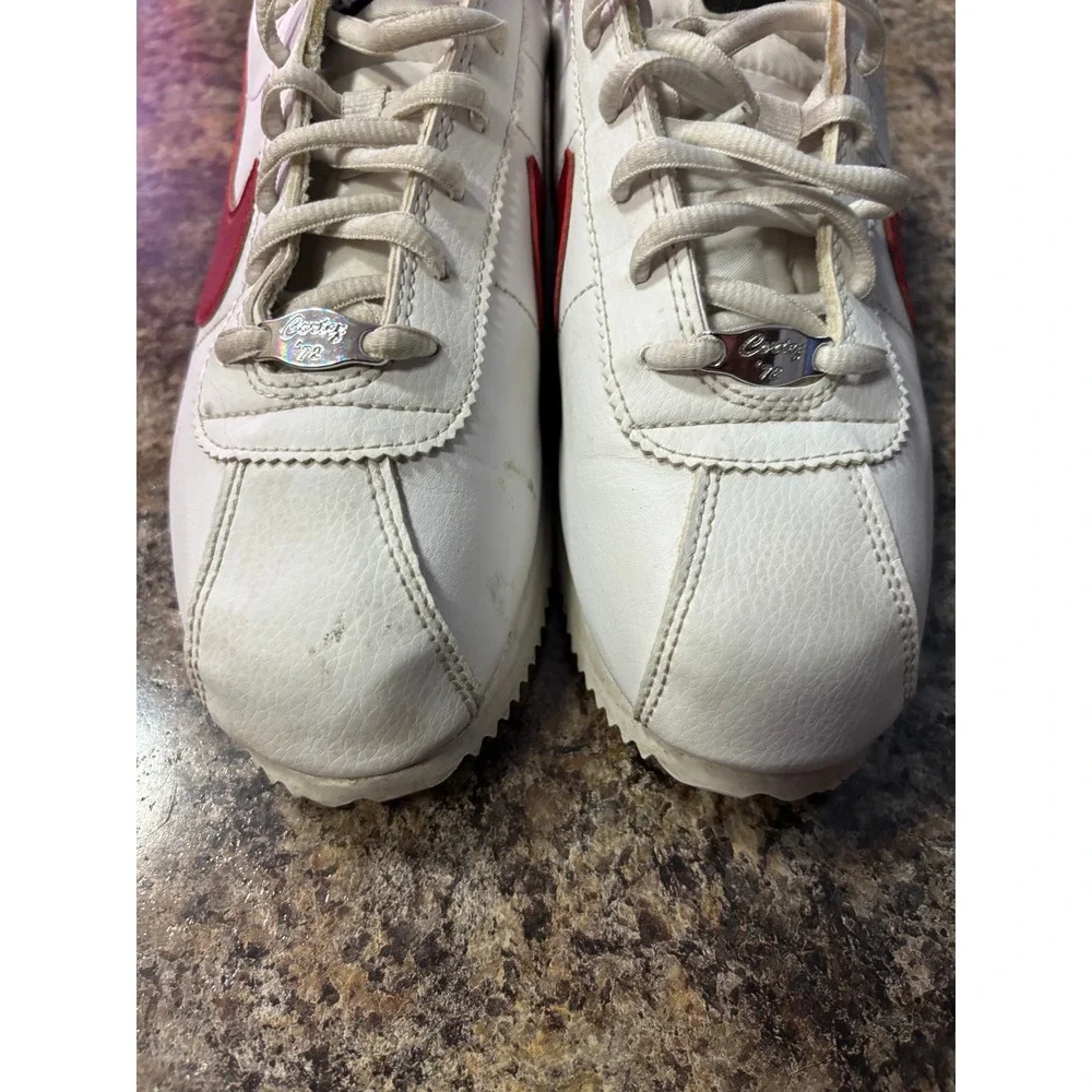 Nike Cortez Basic SL White Red Blue Youth Sneakers 904764-103 Size 6Y